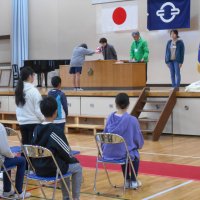 ６年生卒業証書授与式の練習（３月１４日）