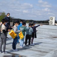 屋上から眺めてみると（３年社会）