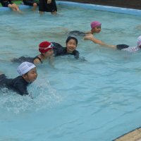 ３年生体育「水泳学習」（６月２０日）