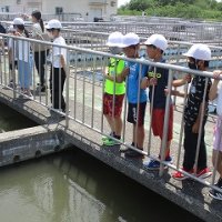 茨城県企業局 利根川浄水場 見学(4学年）