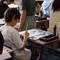 習字の時間(６学年）