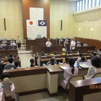 利根町議会議場見学（6年）