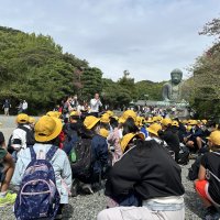 6年生　修学旅行　鎌倉到着