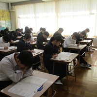 ３年生　実力テスト　２日目