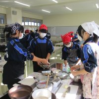 １年１組　調理実習