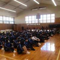 冬休み前　全校集会・学年集会