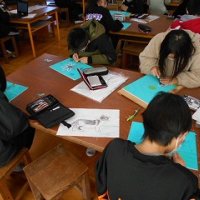 木版画（5学年図工）