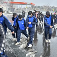 1年　阿武隈高原SA到着！