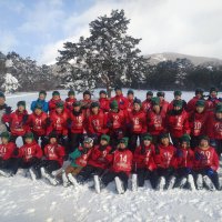 1年　スキー学習集合写真