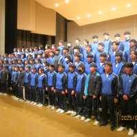 ３年生　卒業式練習２日目