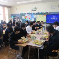 ３年生　最後の給食